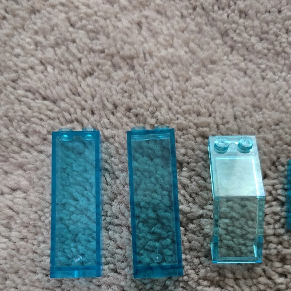 LEGO Assorted Transparent Roof & Hood Pieces